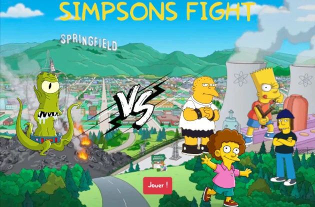 Simpsons Fight